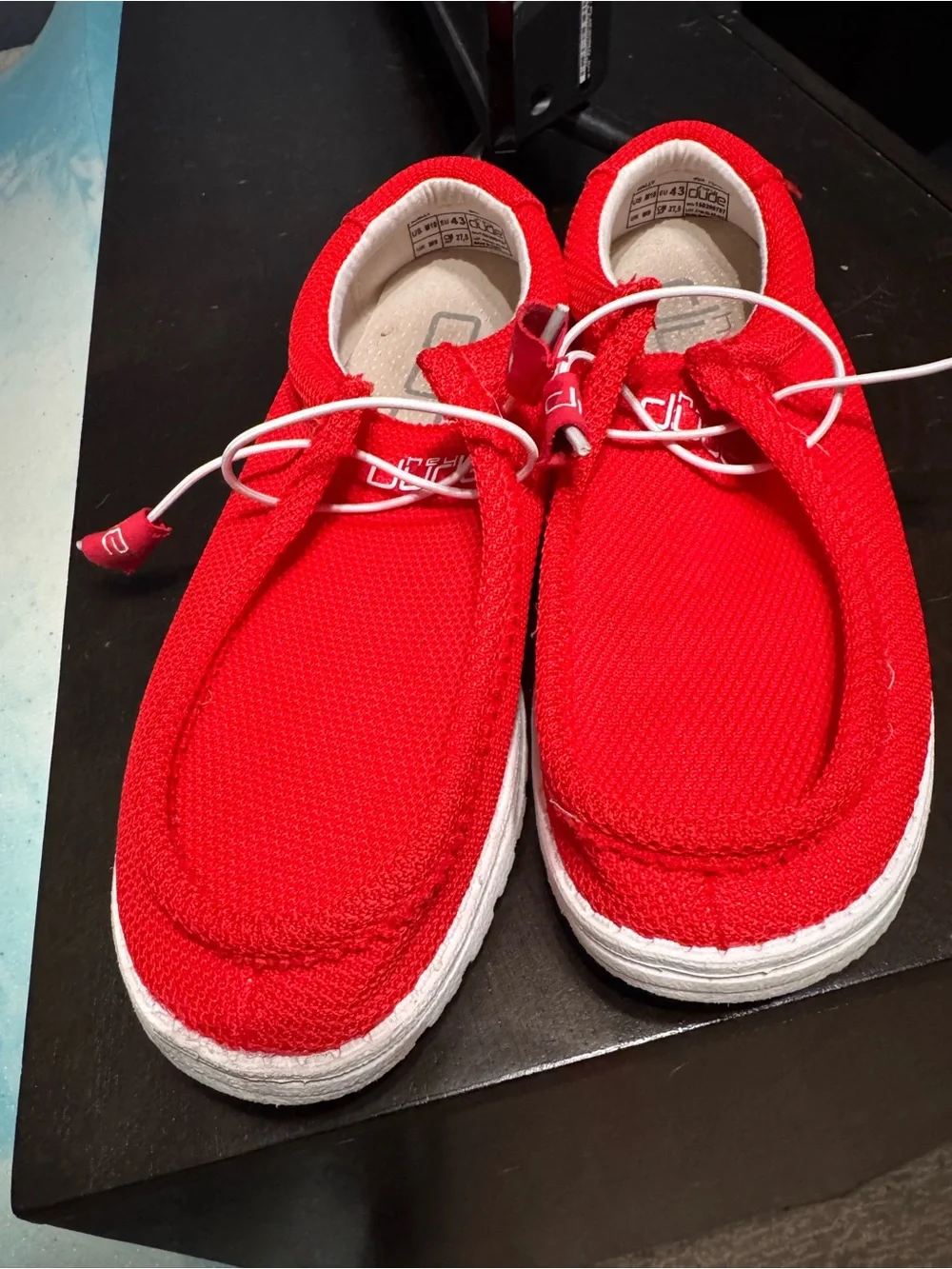 Men's Red Slip-On Loafers — Casual Comfort